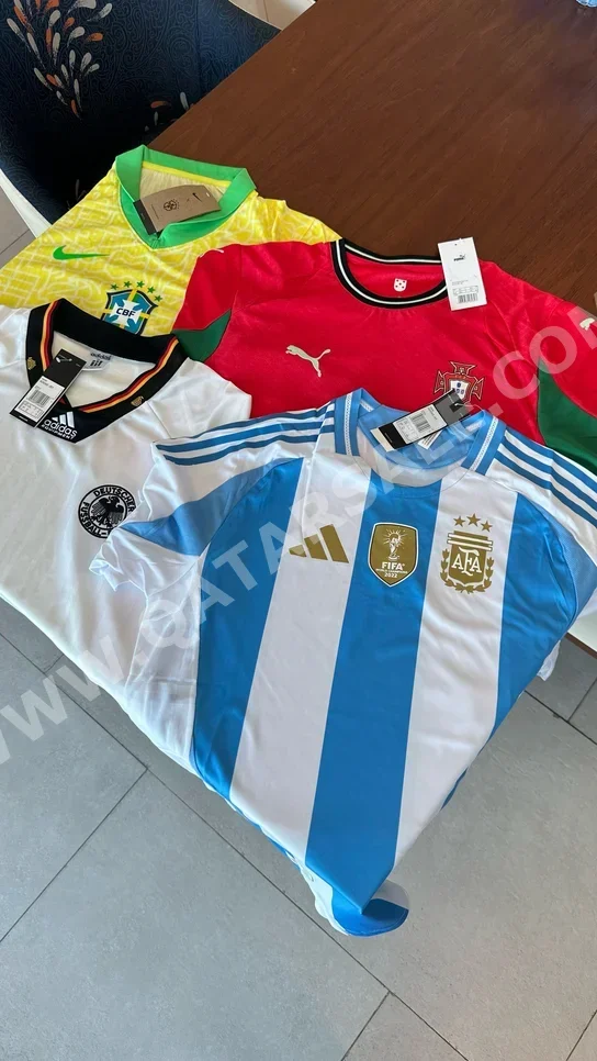 ملابس رجالي البوليستر \  تي شيرت  متعدد الألوان  الربيع / الصيف \ المقاس: لارج