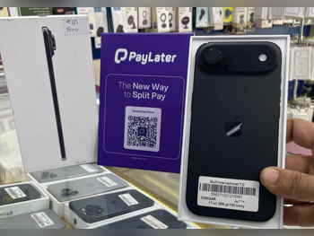 Mobile Phones Apple  - Iphone 17  - Black  - 256 GB  - Under Warranty