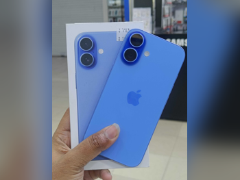 Mobile Phones Apple  - Iphone 16  - Blue  - 128 GB  - Under Warranty