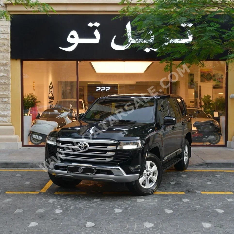 تويوتا لاند كروزر جي اكس ار توين توربو 2023 اوتوماتيك 111,980 كم 6 سلندر دفع رباعي اس يو في أسود