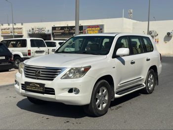 Lexus LX 570 2009 Automatic 383,000 Km 8 Cylinder Four Wheel Drive (4WD) SUV White
