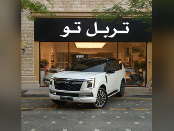 نيسان  باترول  بلاتنيوم  2025  اوتوماتيك  15,300 كم  6 سلندر  دفع رباعي  اس يو في  أبيض  تحت الضمان