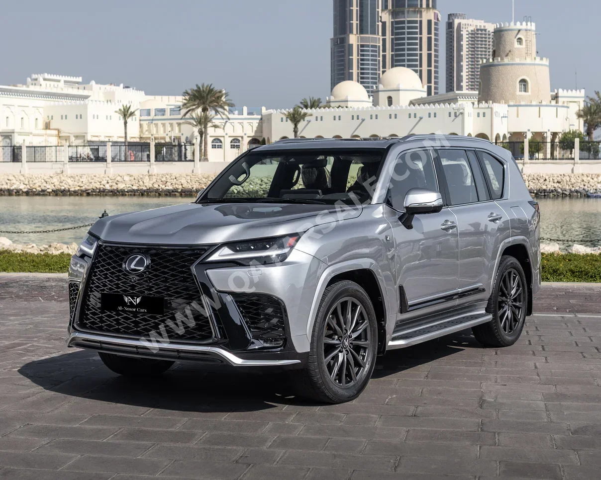 Lexus LX 600 F Sport 2022 Automatic 10,000 Km 6 Cylinder Four Wheel Drive (4WD) SUV Silver With Warranty