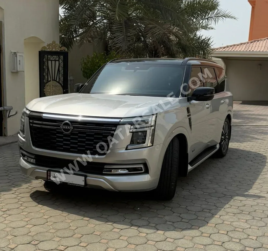 Nissan Patrol Platinum 2025 Automatic 8,000 Km 6 Cylinder Four Wheel Drive (4WD) SUV Silver With Warranty