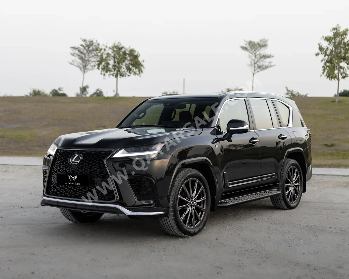 Lexus LX 600 F Sport 2023 Automatic 27,000 Km 6 Cylinder Four Wheel Drive (4WD) SUV Black With Warranty