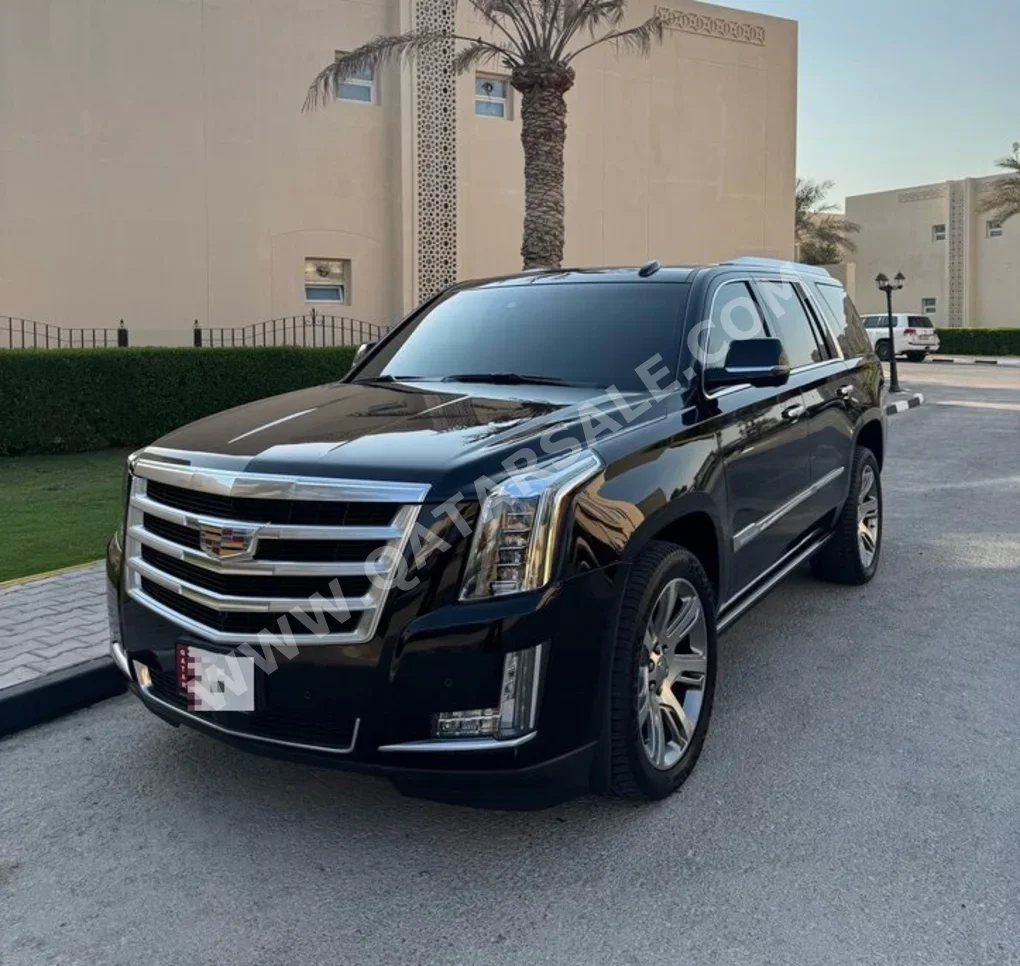 Cadillac Escalade Premium 2015 Automatic 88,000 Km 8 Cylinder Four Wheel Drive (4WD) SUV Black