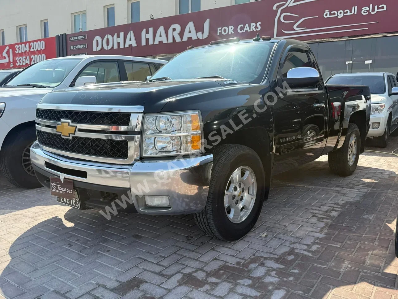 شفروليه سلفرادو ال تي 2013 اوتوماتيك 293,000 كم 8 سلندر دفع رباعي بيكب أسود