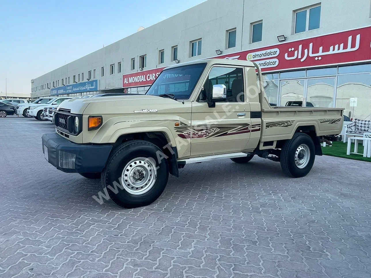 Toyota Land Cruiser LX 2024 Automatic 56,000 Km 4 Cylinder Four Wheel Drive (4WD) Pick Up Beige With Warranty