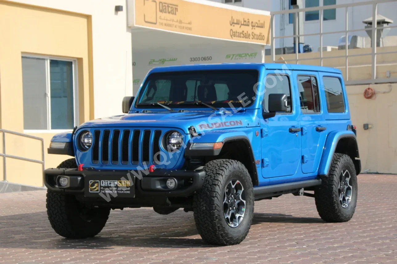 Jeep Wrangler Rubicon 2023 Automatic 30,000 Km 6 Cylinder Four Wheel Drive (4WD) SUV Blue With Warranty
