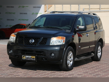 Nissan Armada SE 2015 Automatic 77,000 Km 8 Cylinder Four Wheel Drive (4WD) SUV Black