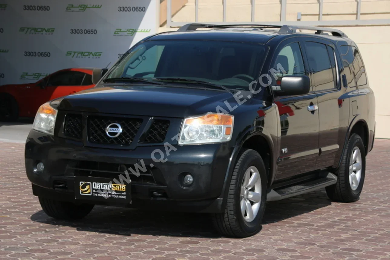 Nissan Armada SE 2015 Automatic 77,000 Km 8 Cylinder Four Wheel Drive (4WD) SUV Black