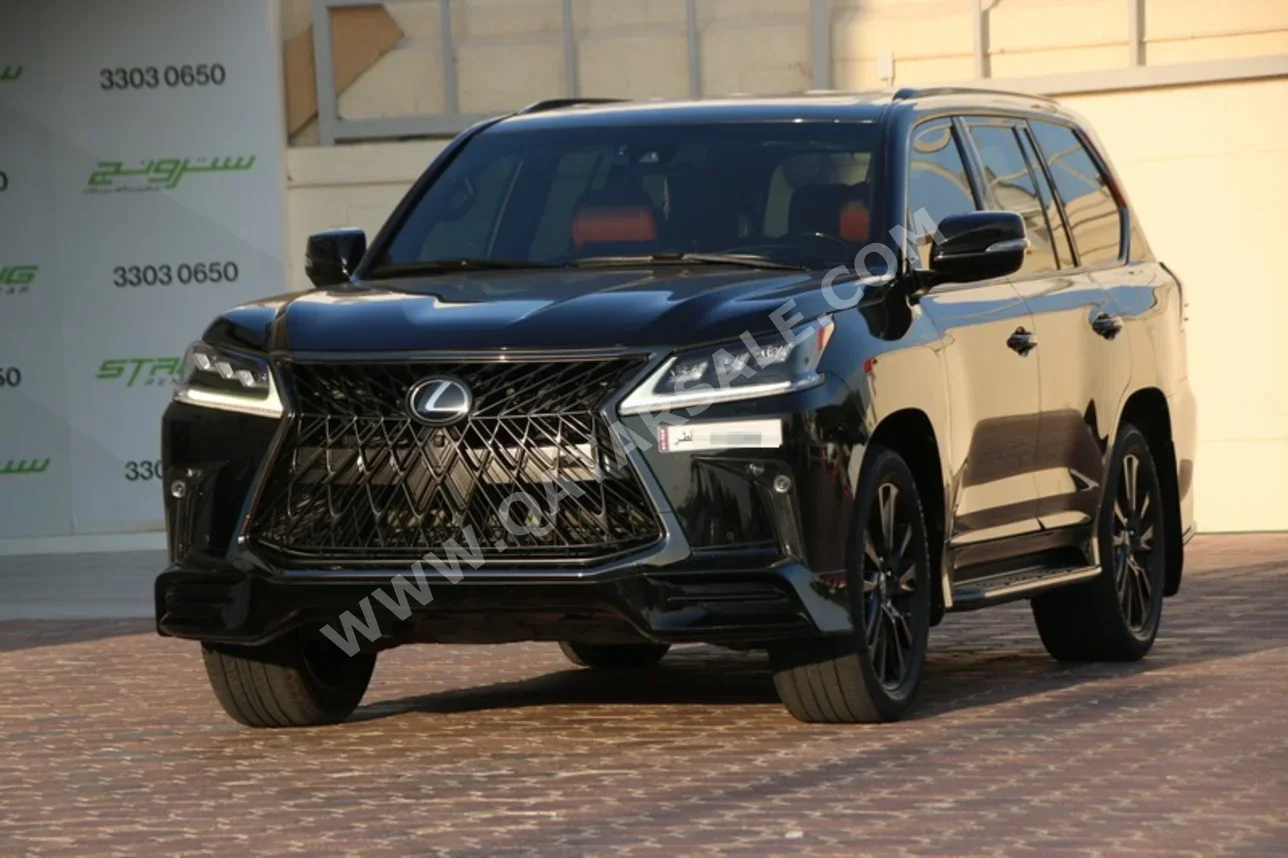 Lexus LX 570 S Black Edition 2020 Automatic 151,000 Km 8 Cylinder Four Wheel Drive (4WD) SUV Black