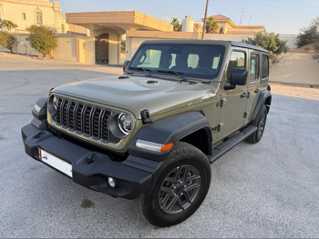 Jeep Wrangler Sport 2025 Automatic 0 Km 4 Cylinder Four Wheel Drive (4WD) SUV Green With Warranty