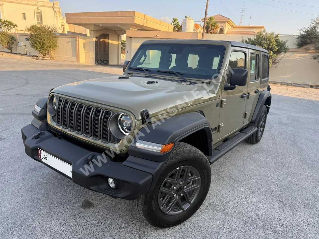 Jeep Wrangler Sport 2025 Automatic 0 Km 4 Cylinder Four Wheel Drive (4WD) SUV Green With Warranty