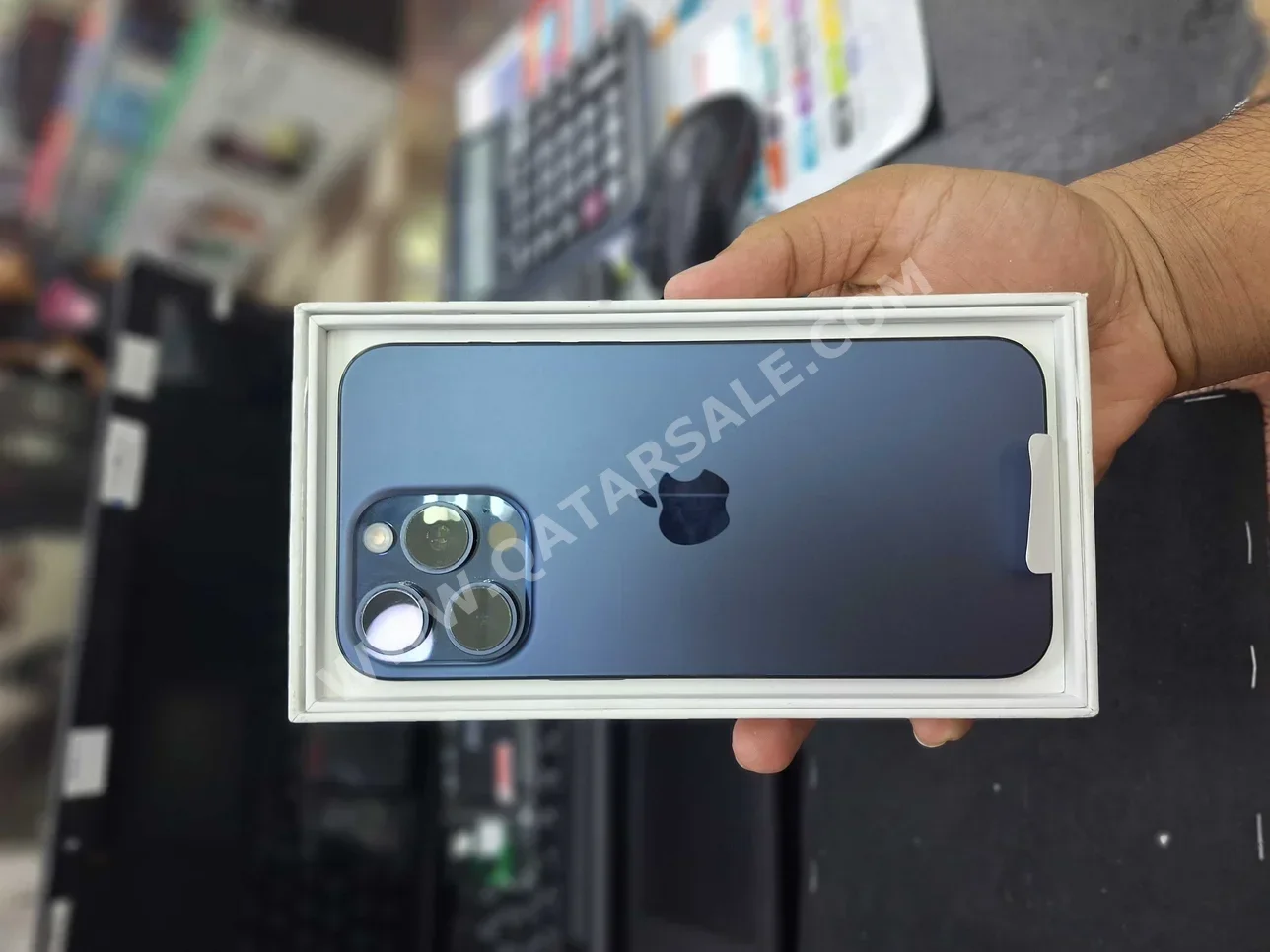 Mobile Phones Apple  - iPhone 15  - Pro Max  - Blue Titanium  - 256 GB