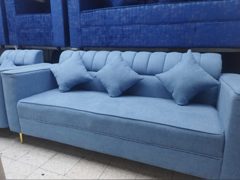 الأرائك والكنب والكراسي لايف ستايل  طقم كنب  - قماش  - أخضر