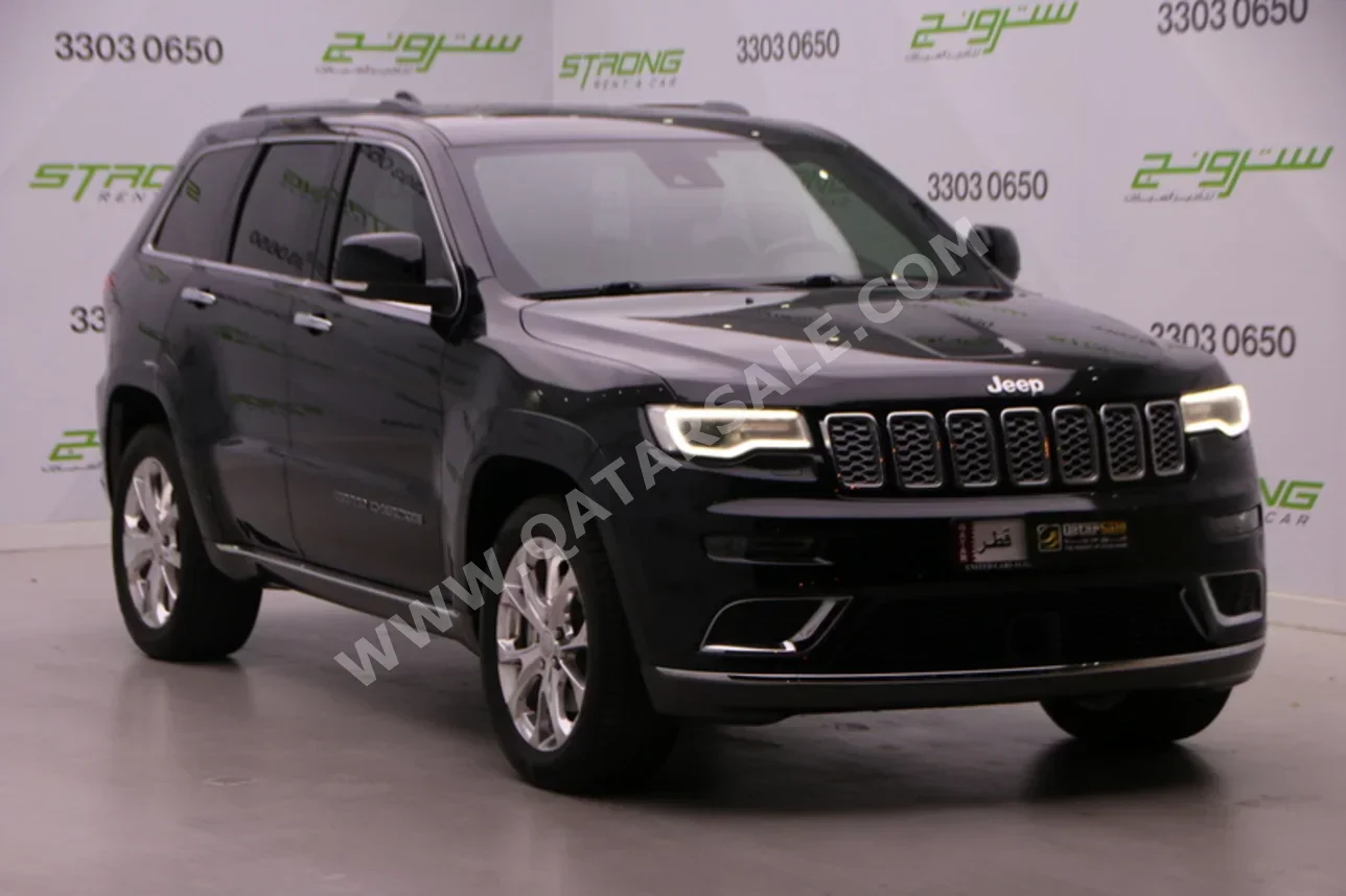 Jeep  Grand Cherokee  Summit  2019  Automatic  49,000 Km  8 Cylinder  Four Wheel Drive (4WD)  SUV  Black