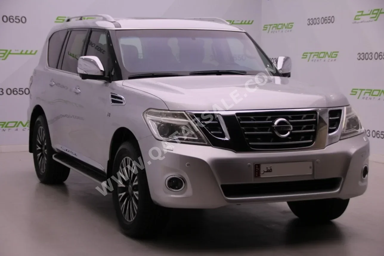 Nissan  Patrol  Platinum  2015  Automatic  172,000 Km  8 Cylinder  Four Wheel Drive (4WD)  SUV  Silver