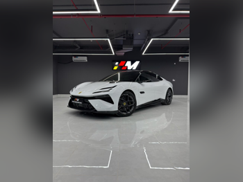 لوتس ايمايا اس 2024 اوتوماتيك 7,000 كم 0 سلندر دفع رباعي سيدان أبيض تحت الضمان