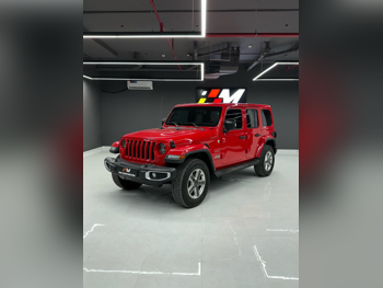 Jeep  Wrangler  Sahara  2023  Automatic  19,000 Km  6 Cylinder  Four Wheel Drive (4WD)  SUV  Red  With Warranty