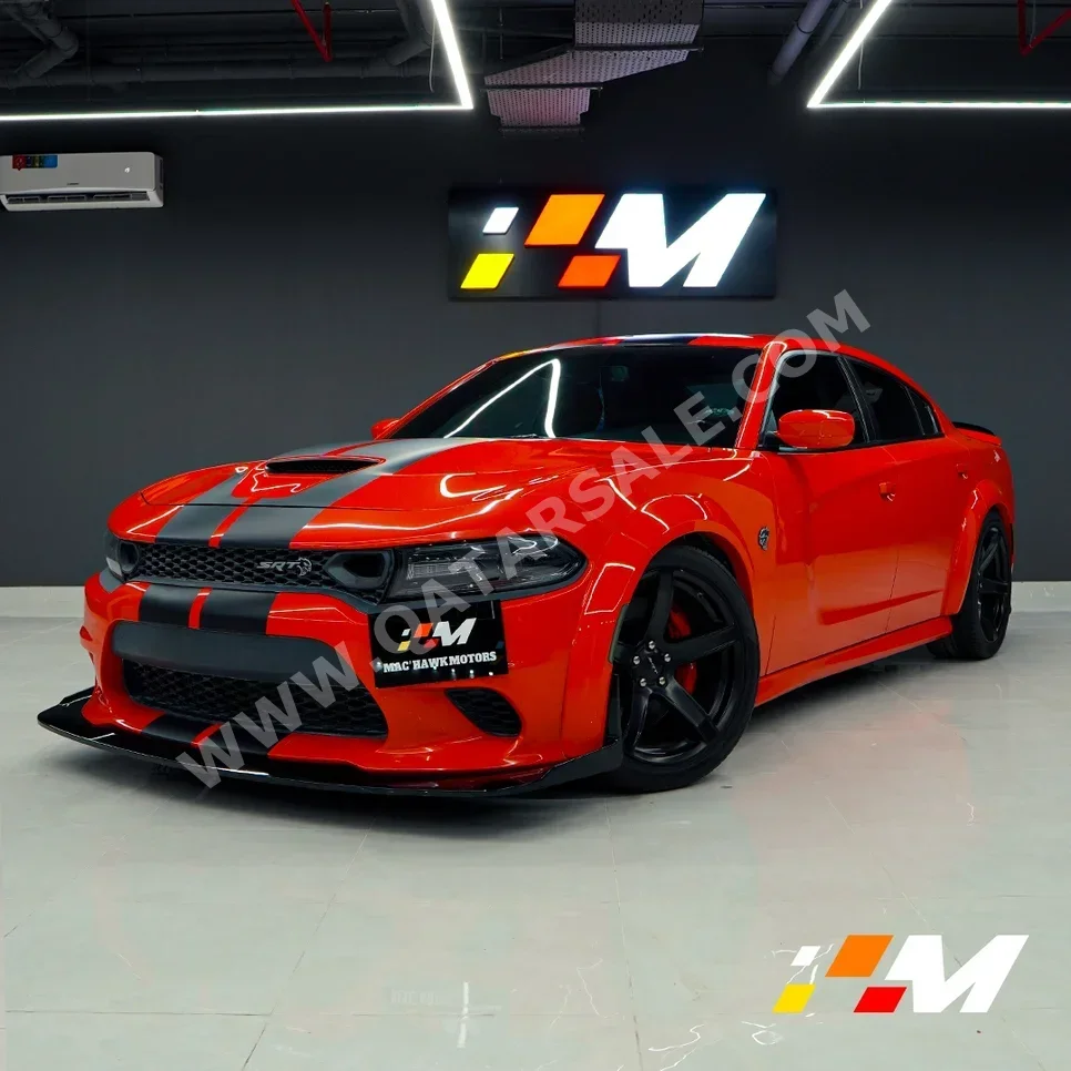 Dodge Charger Hellcat 2019 Automatic 40,000 Km 8 Cylinder Rear Wheel Drive (RWD) Sedan Fiery red