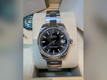 ساعات - رولكس - ساعات ميكانيكية - أسود - ساعات نسائي