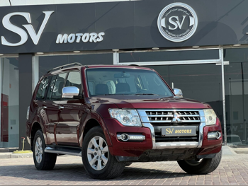 ميتسوبيشي باجيرو GLS 2020 اوتوماتيك 67,000 كم 6 سلندر دفع رباعي اس يو في أحمر