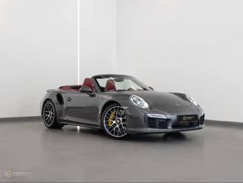 Porsche  911  Turbo S Cabriolet  2015  Automatic  26,900 Km  6 Cylinder  Rear Wheel Drive (RWD)  Convertible  Gray  With Warranty