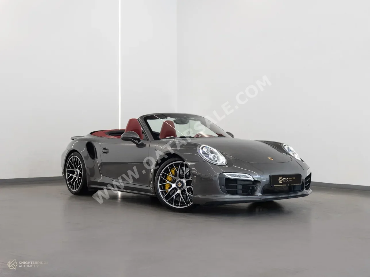 Porsche 911 Turbo S Cabriolet 2015 Automatic 26,900 Km 6 Cylinder Rear Wheel Drive (RWD) Convertible Gray With Warranty