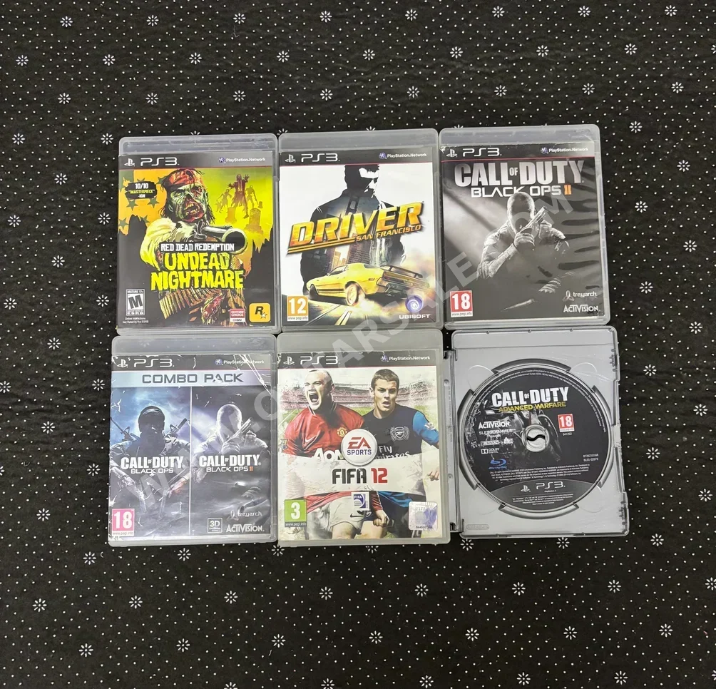 - بلاي ستيشن 3 أقراص ألعاب الفيديو المدمجة