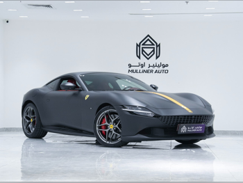 Ferrari  Roma  2023  Automatic  5,000 Km  8 Cylinder  Rear Wheel Drive (RWD)  Coupe / Sport  Black Matte
