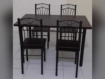 Dining Table with Chairs - Brown - Germany - 4 Seats