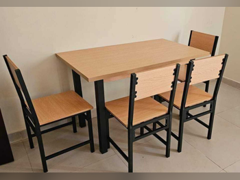 Dining Table with Chairs - Yellow - Germany - 4 Seats