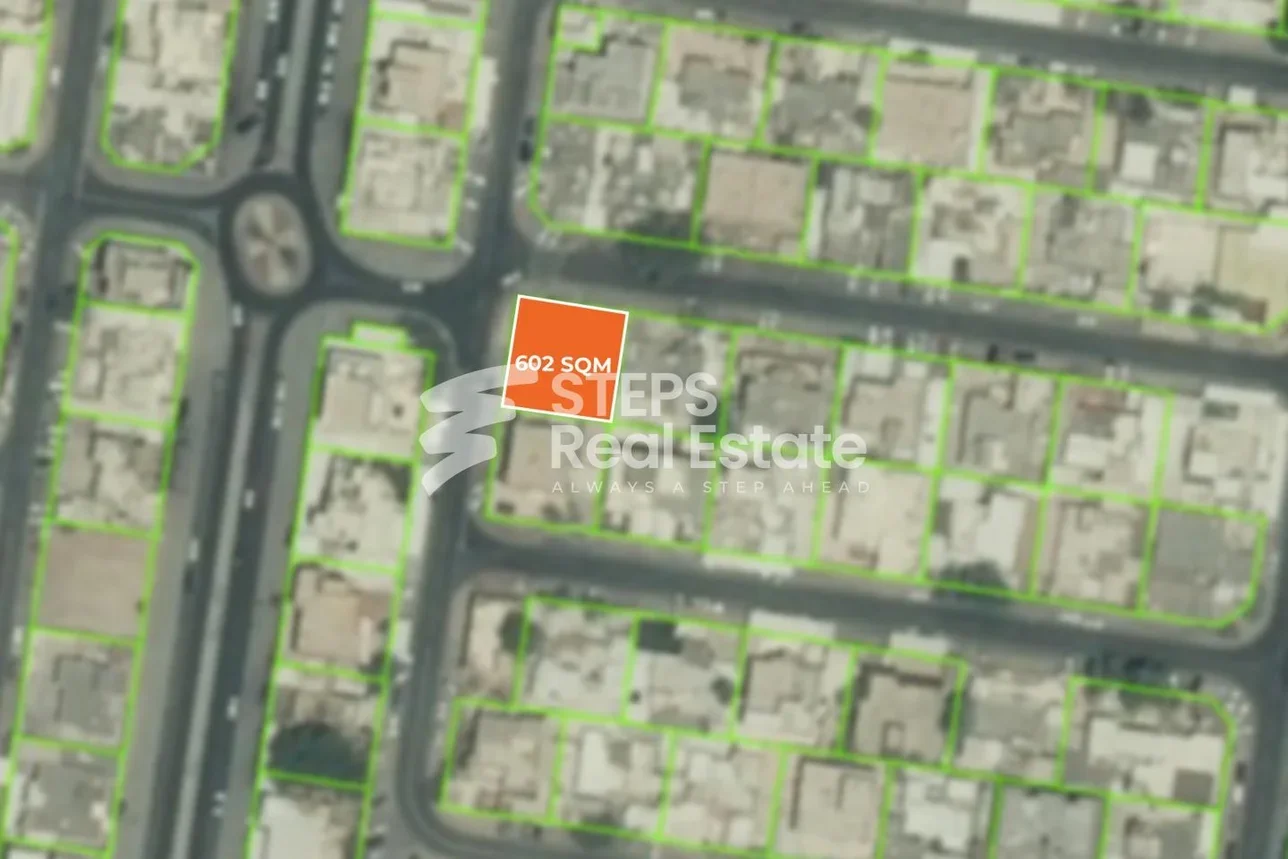 اراضي للبيع في الدوحة  - مدينة خليفة الجنوبية  -المساحة 602 متر مربع