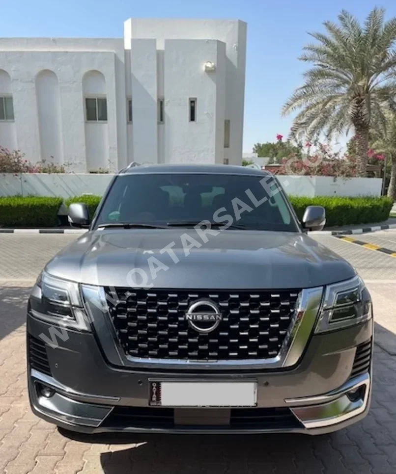 Nissan  Patrol  Titanium Turbo  2023  Automatic  14,300 Km  8 Cylinder  Four Wheel Drive (4WD)  SUV  Dark Gray  With Warranty