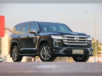 تويوتا لاند كروزر في اكس ار توين توربو 2025 اوتوماتيك 12,000 كم 6 سلندر دفع رباعي اس يو في أسود تحت الضمان