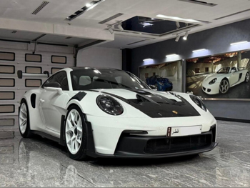 بورش 911 جي تي 3 ار اس - وايساخ باكج 2023 اوتوماتيك 5,000 كم 6 سلندر دفع خلفي كوبيه \ سبورت أبيض تحت الضمان