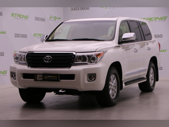 تويوتا لاند كروزر جي اكس ار 2014 اوتوماتيك 677,500 كم 8 سلندر دفع رباعي اس يو في أبيض