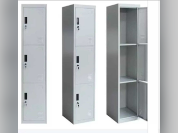 خزائن ودواليب الملابس والزينة - دوحة فيرنيتشر  - خزائن  - اللون الرمادي