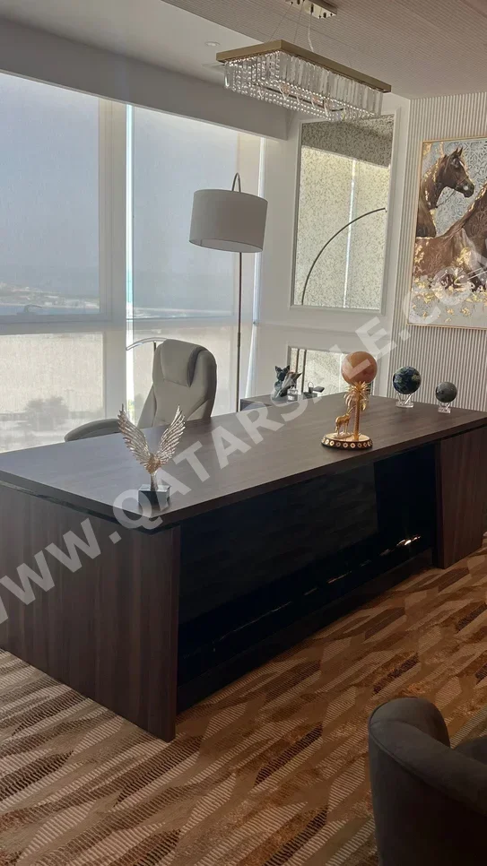 Desks & Computer Desks - Manager Desk  - Brown