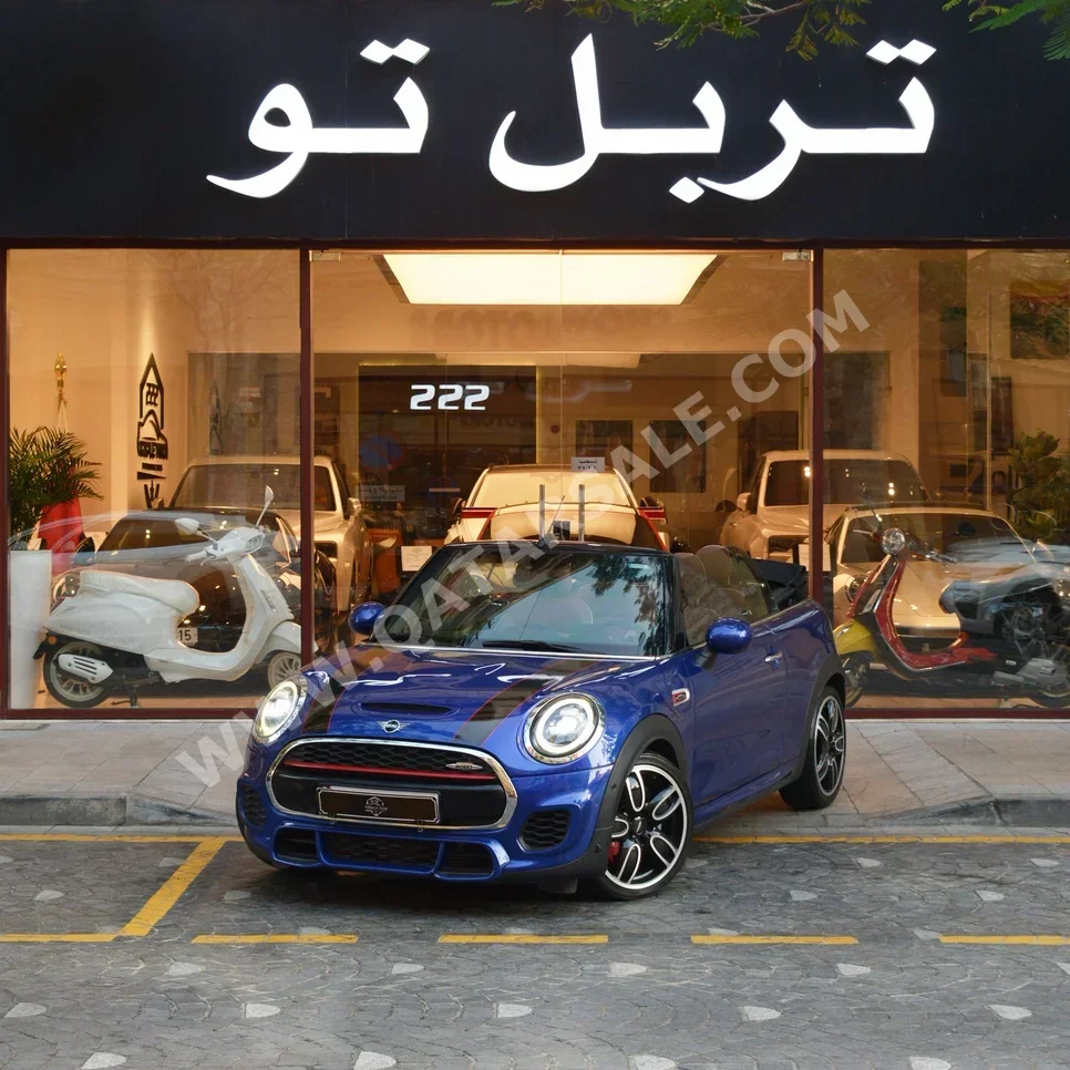 Mini  Cooper  JCW  2019  Automatic  60,980 Km  4 Cylinder  Front Wheel Drive (FWD)  Hatchback  Blue  With Warranty