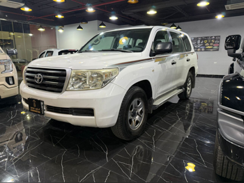 تويوتا  لاند كروزر  جي  2008  عادي  143,000 كم  6 سلندر  دفع رباعي  اس يو في  أبيض