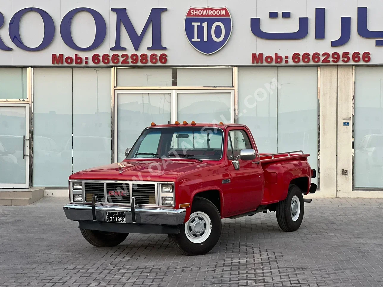 جي ام سي  كلاسيك  1983  عادي  192,000 كم  8 سلندر  دفع خلفي  بيكب  أحمر