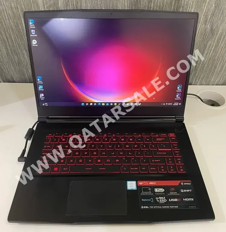 Laptops MSI  - GF Thin Series  - Black  - Windows 10  - Intel  - Core i7  -Memory (Ram): 16 GB