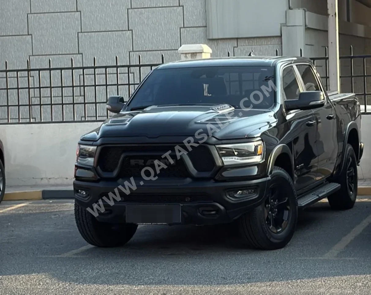 Dodge Ram Rebel 2023 Automatic 101,000 Km 8 Cylinder Four Wheel Drive (4WD) Pick Up Black With Warranty