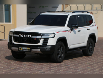 تويوتا لاند كروزر جي ار سبورت توين تيربو 2022 اوتوماتيك 115,000 كم 6 سلندر دفع رباعي اس يو في أبيض