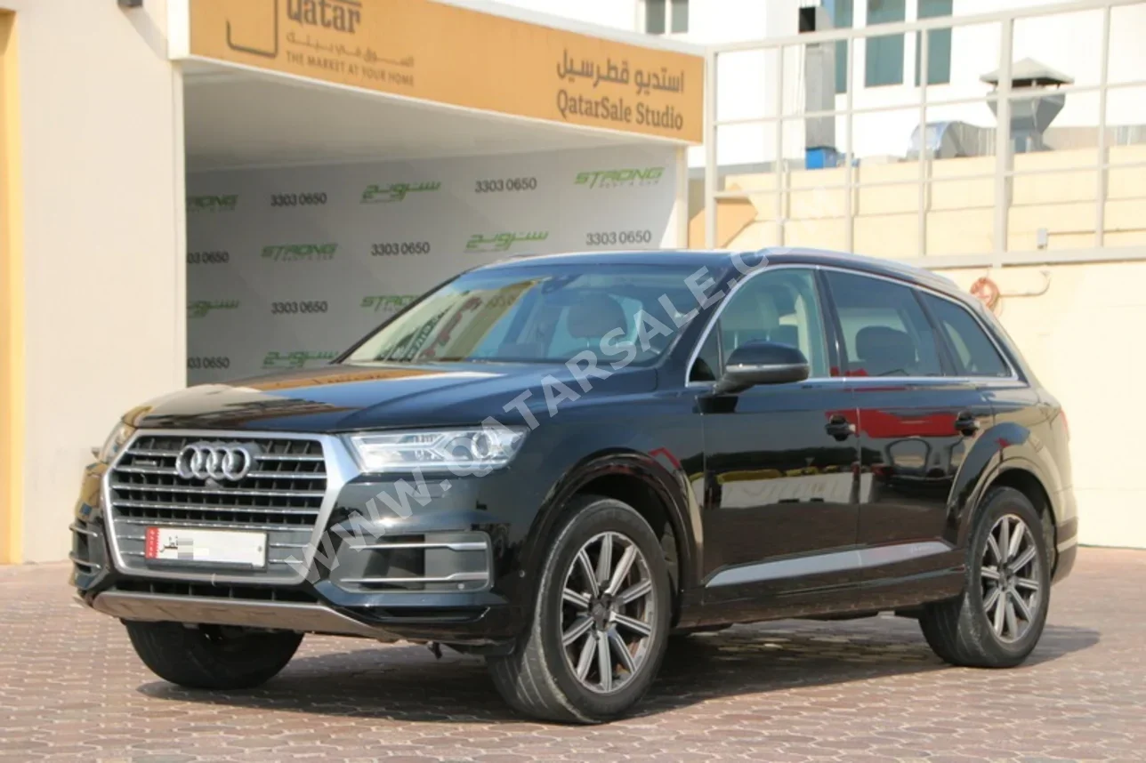 Audi  Q7  45 TFSI Quattro  2017  Automatic  278,000 Km  6 Cylinder  All Wheel Drive (AWD)  SUV  Black