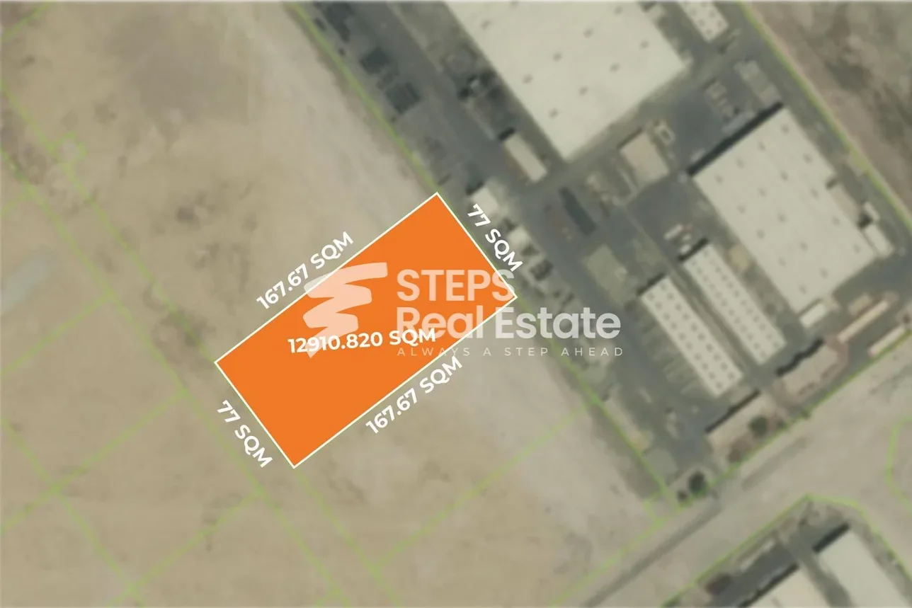 Lands For Sale in Al Wakrah  - Mesaieed  -Area Size 12,911 Square Meter