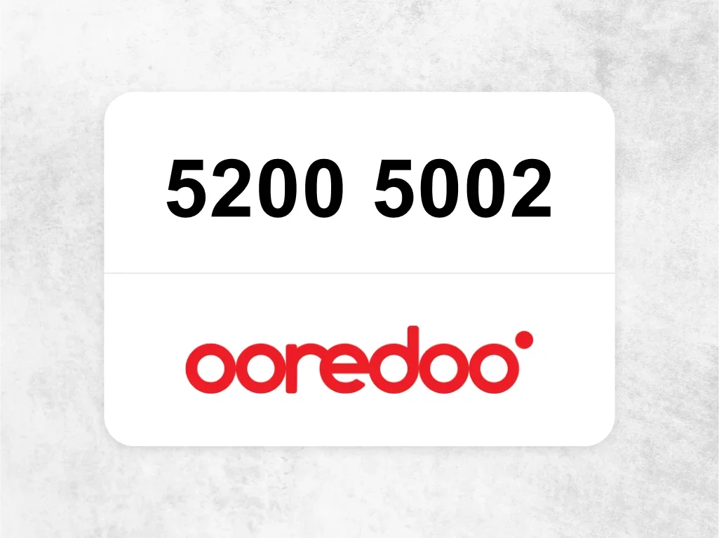 Ooredoo Mobile Phone  5200 5002