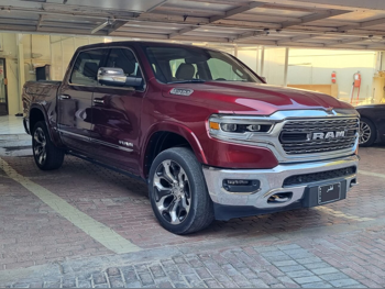Dodge  Ram  Limited  2019  Automatic  80,000 Km  8 Cylinder  Four Wheel Drive (4WD)  Pick Up  Maroon